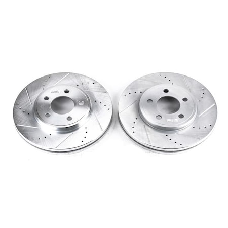 Powerstop Drilld&Slottd Rotor Pair, Ar8164Xpr AR8164XPR